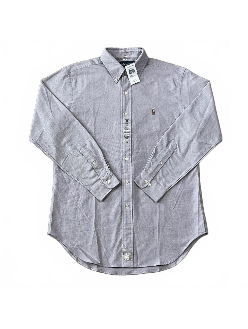 NWT Ralph Lauren Mens Purple Long Sleeve Button Up Shirt Size Medium 15.5 32/33